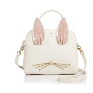 Kate Spade New York Women's Maise Rabbit Satchel Purse Handbag Crossbody Small